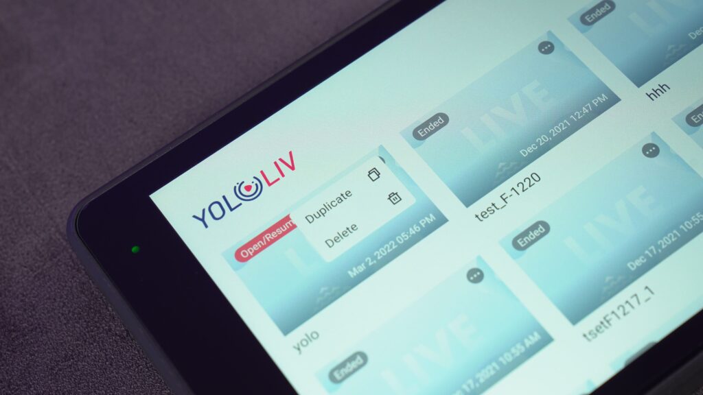 Yololiv Project