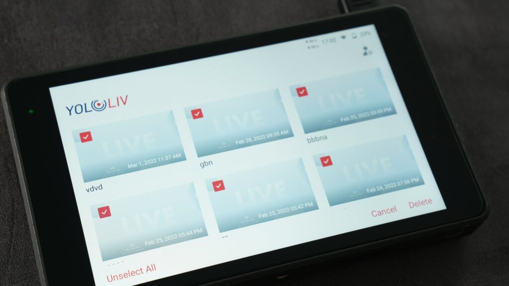 Yololiv stream delete